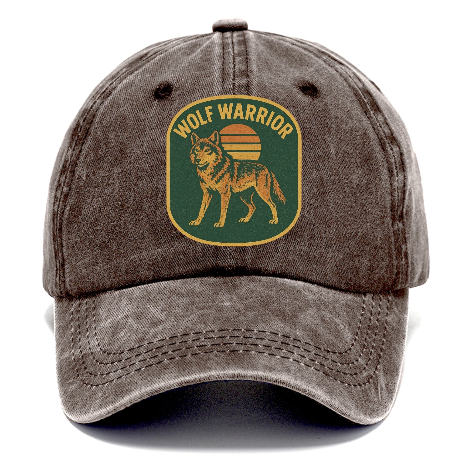 Wolf Warrior  - Classic Cap - Brown