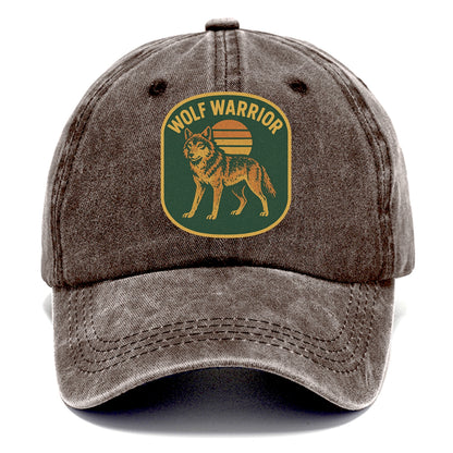 Wolf Warrior  - Classic Cap - Brown