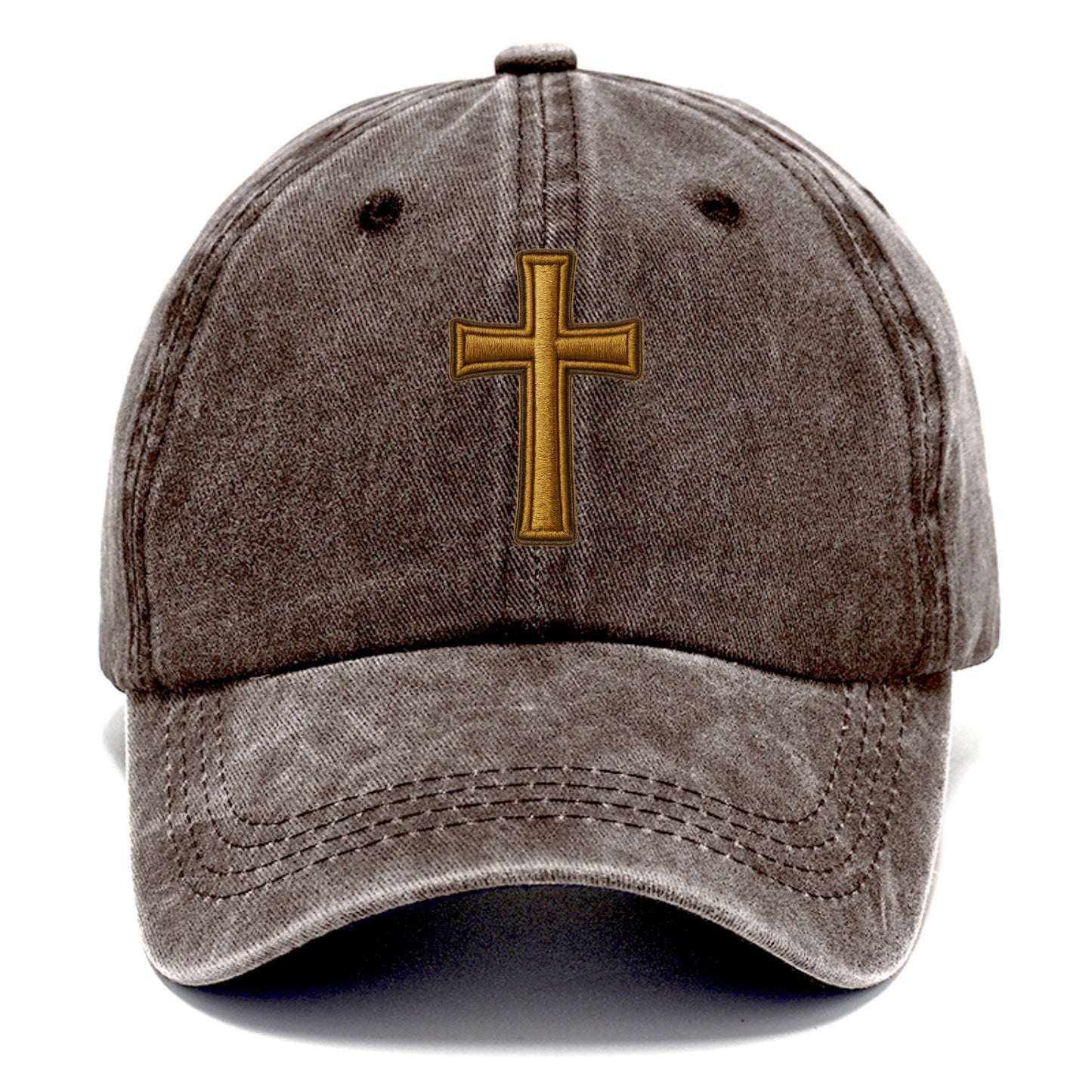 Latin Cross - Classic Cap - Brown