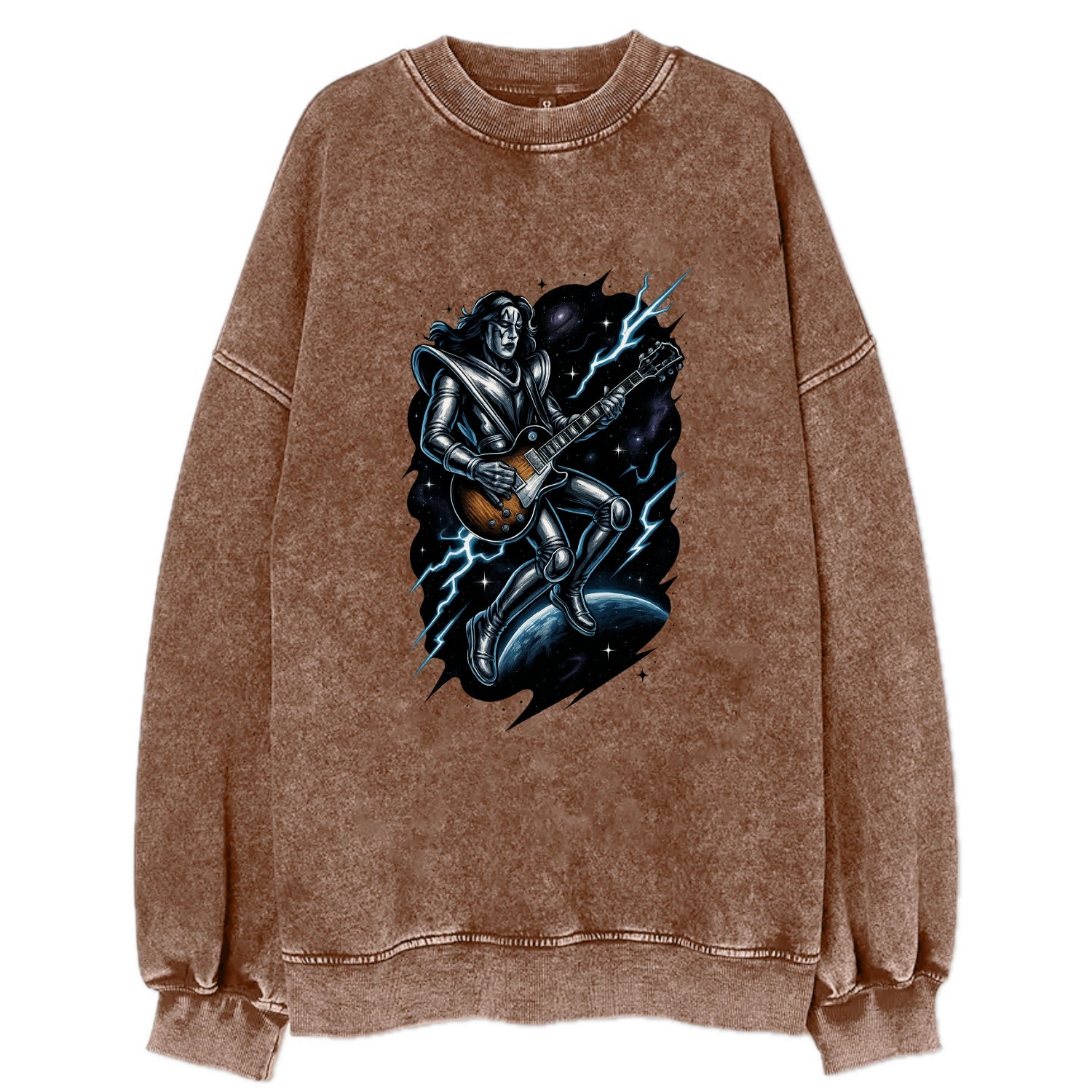 Ace in Zero Gravity - Vintage Sweatshirt - Brown