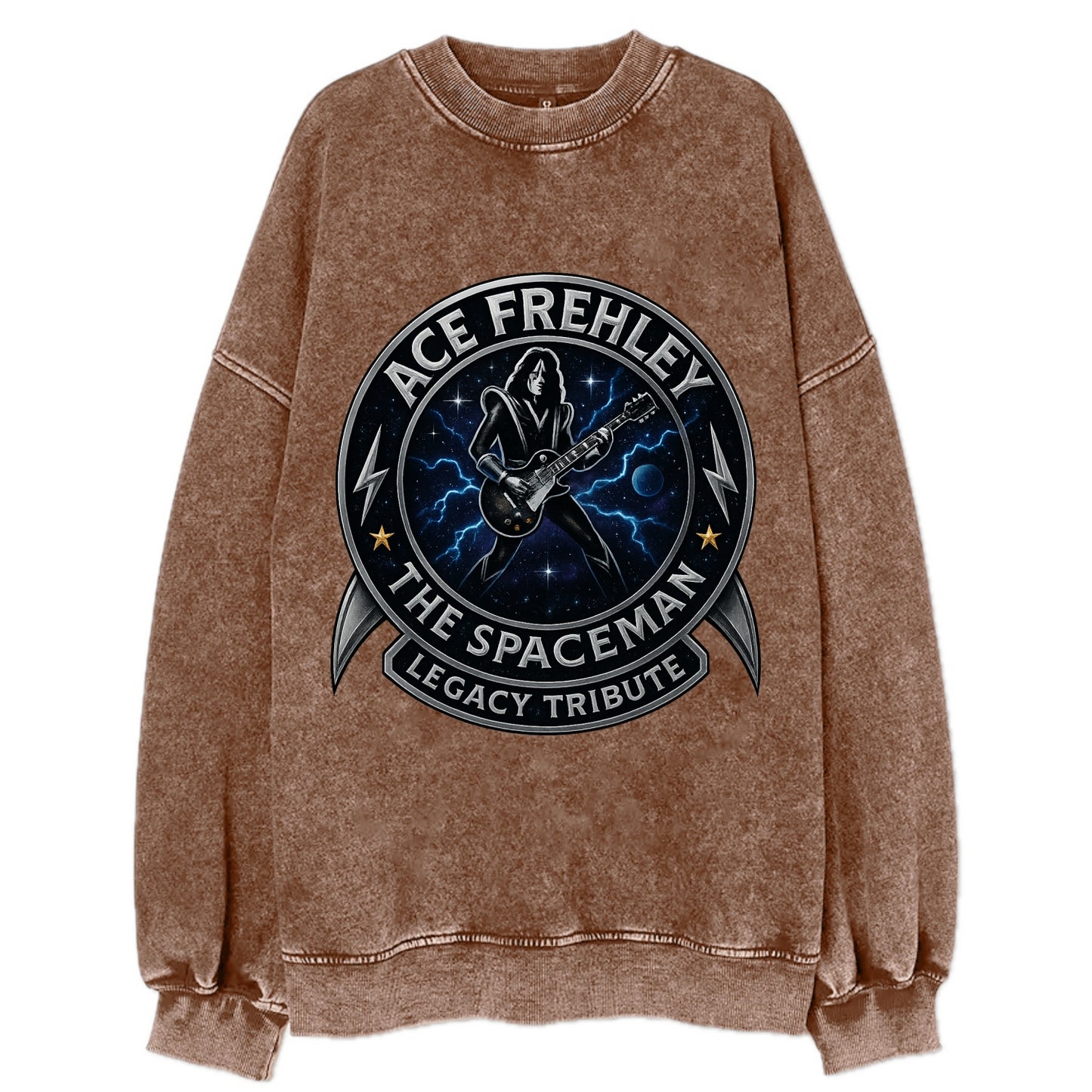 Ace Legacy Seal - Vintage Sweatshirt - Brown