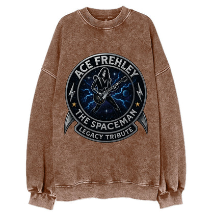 Ace Legacy Seal - Vintage Sweatshirt - Brown