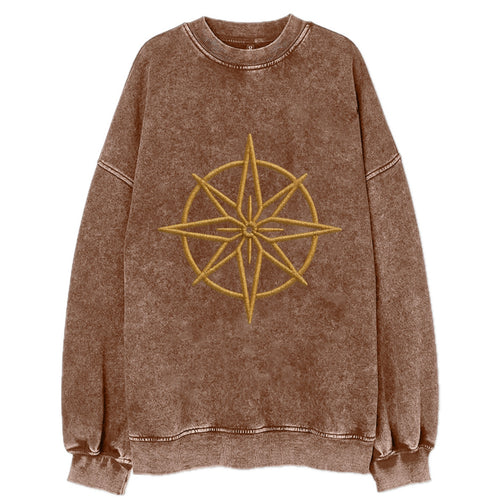 Compass Rose  - Vintage Sweatshirt