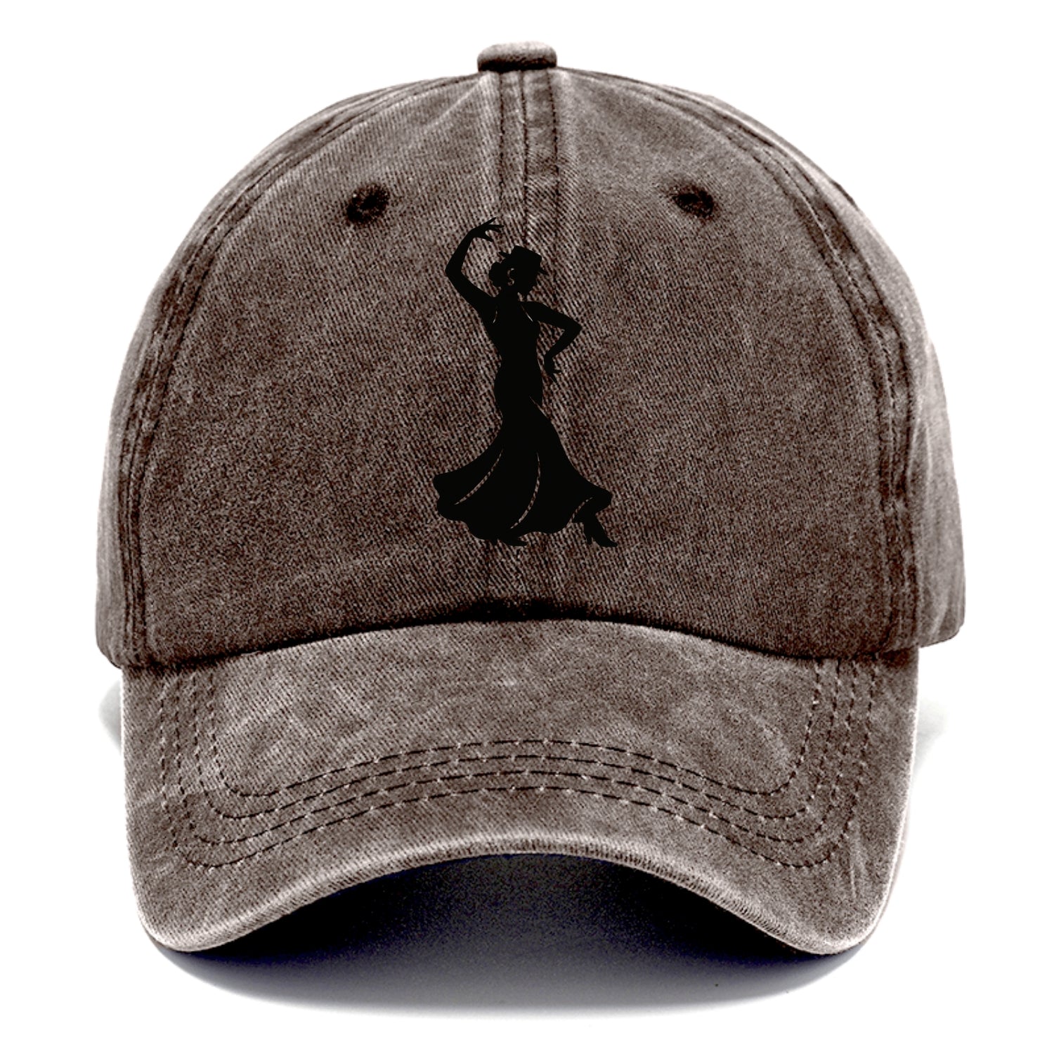Flamenco dancer passionate stance - Classic Cap - Brown