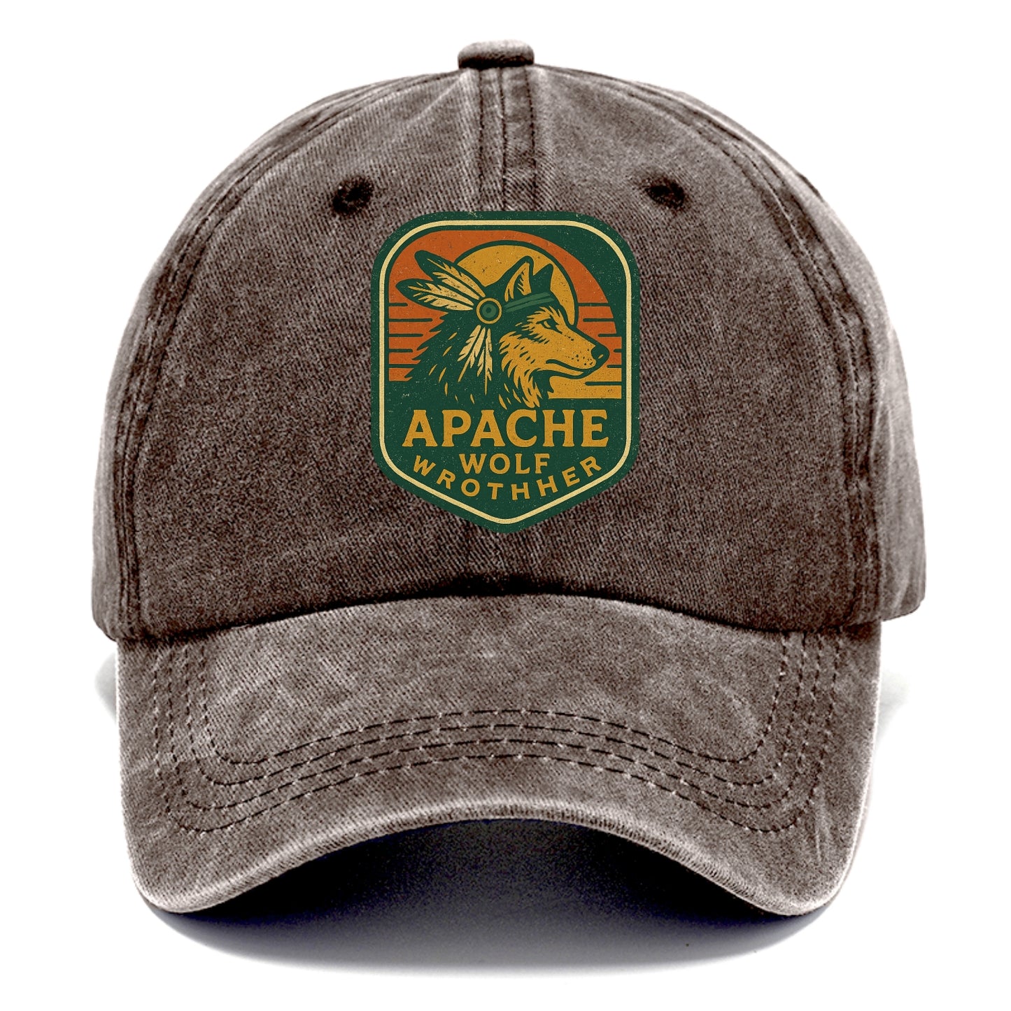 Apache Wolf Brother  - Classic Cap - Brown