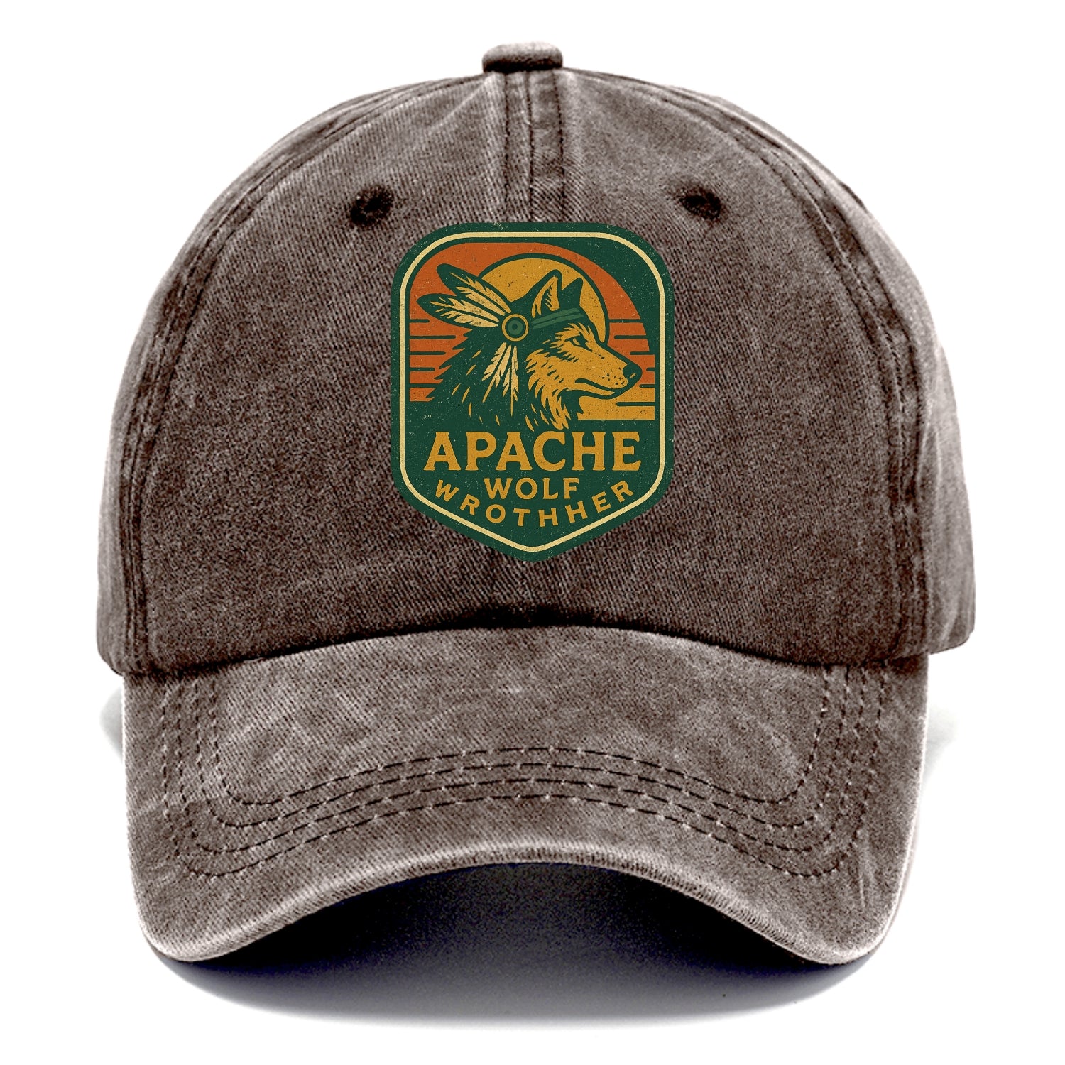 Apache Wolf Brother  - Classic Cap - Brown