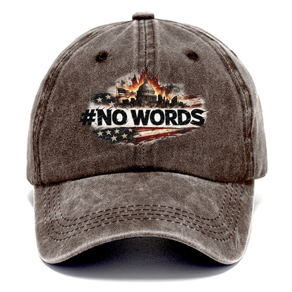 No Words! - Classic Cap - Brown