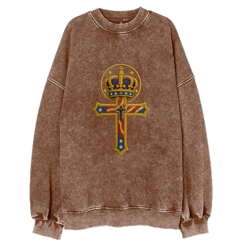Cross and Crown  - Vintage Sweatshirt