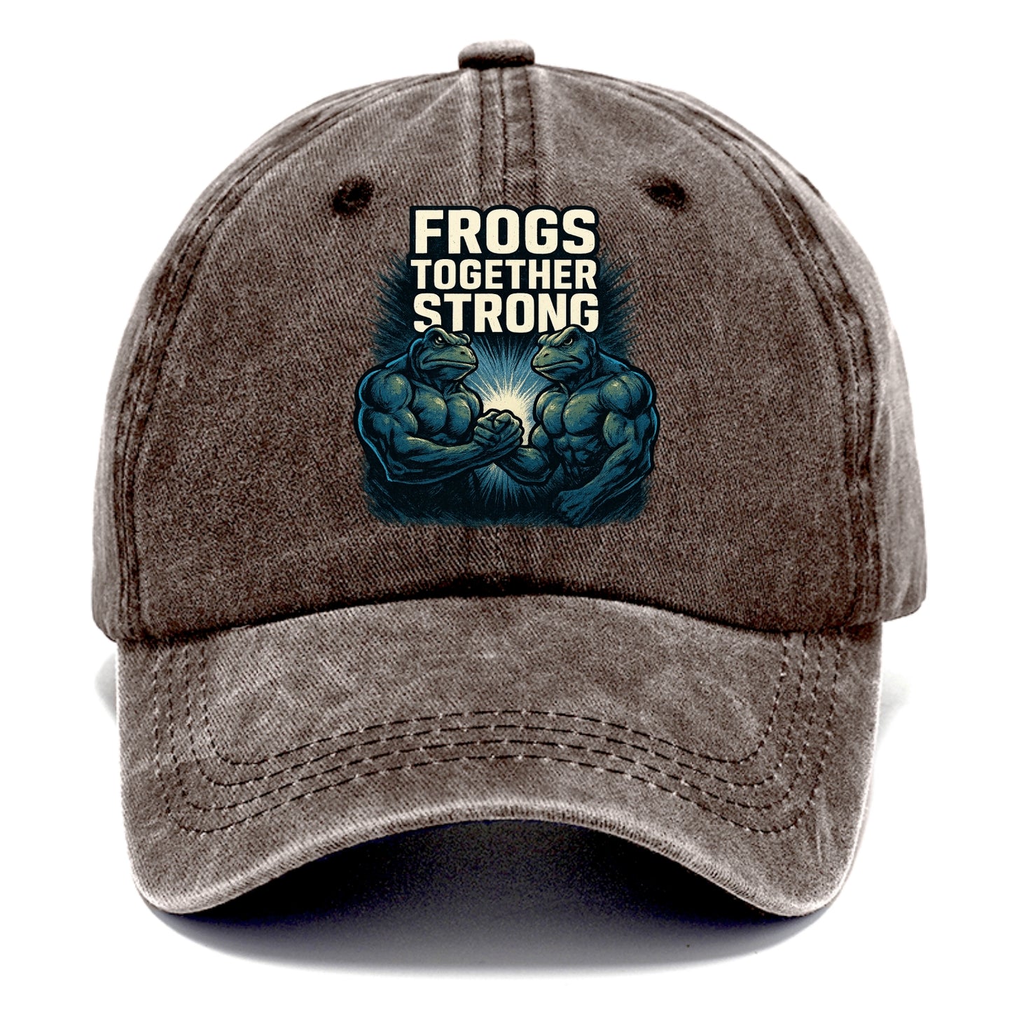 Frogs Together Strong 4 - Classic Cap - Brown