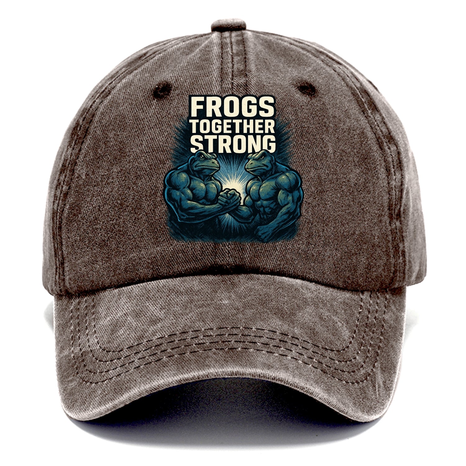 Frogs Together Strong 4 - Classic Cap - Brown
