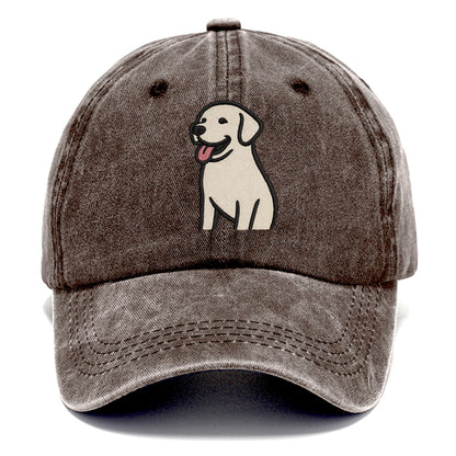Labrador - Happy panting expression - Classic Cap - Brown