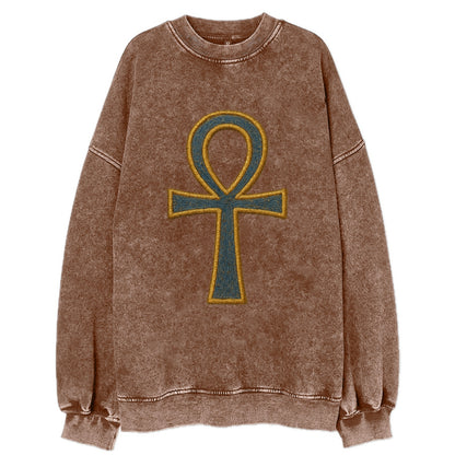 Ankh - Vintage Sweatshirt - Brown