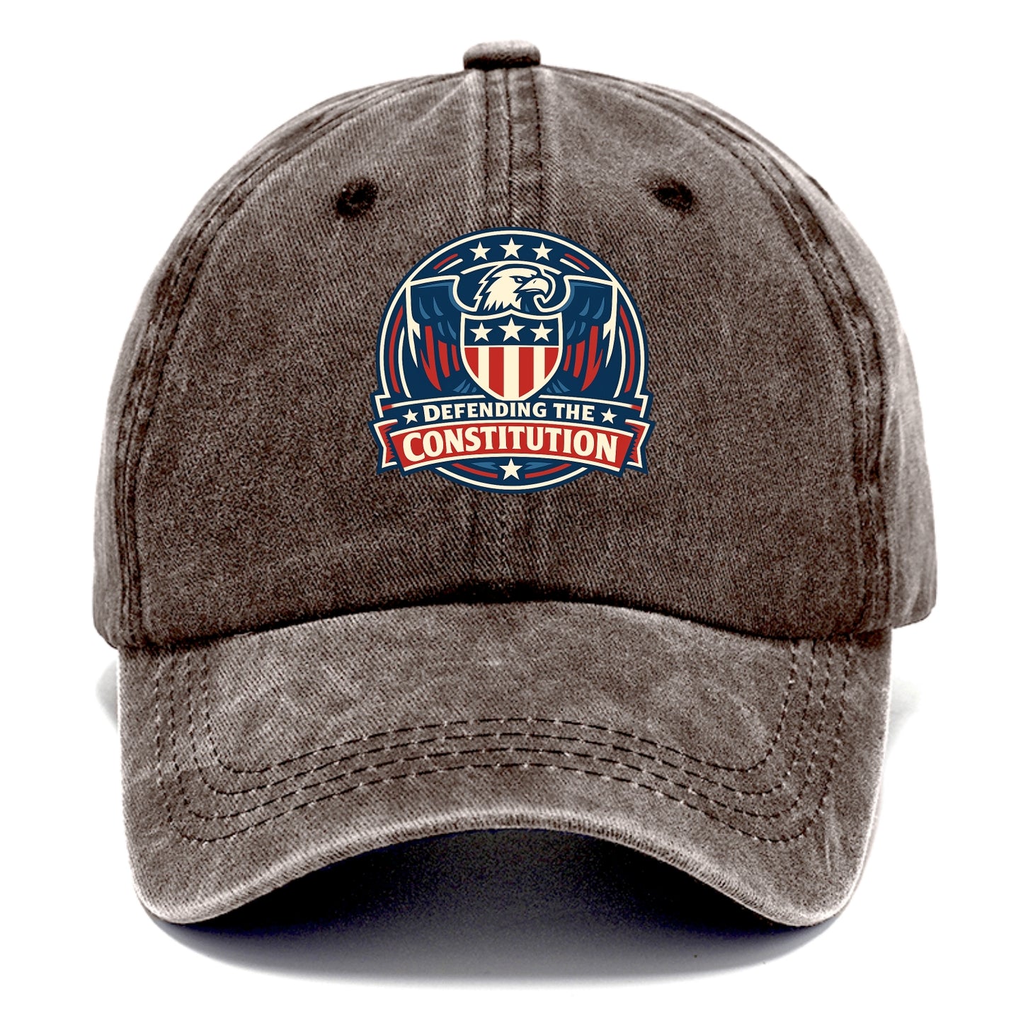 Defend Constitution - Classic Cap - Brown