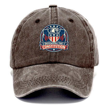 Defend Constitution - Classic Cap - Brown
