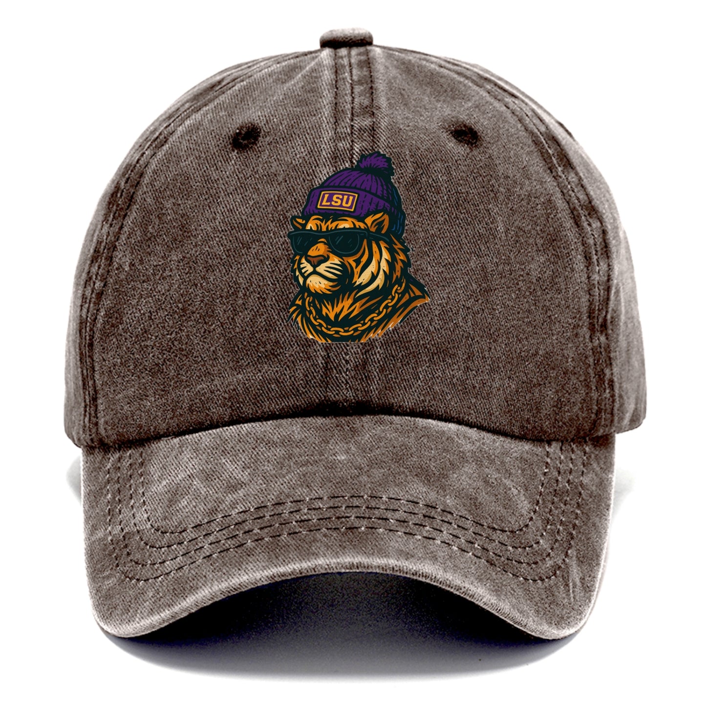 LSU Mike Tiger - Classic Cap - Brown