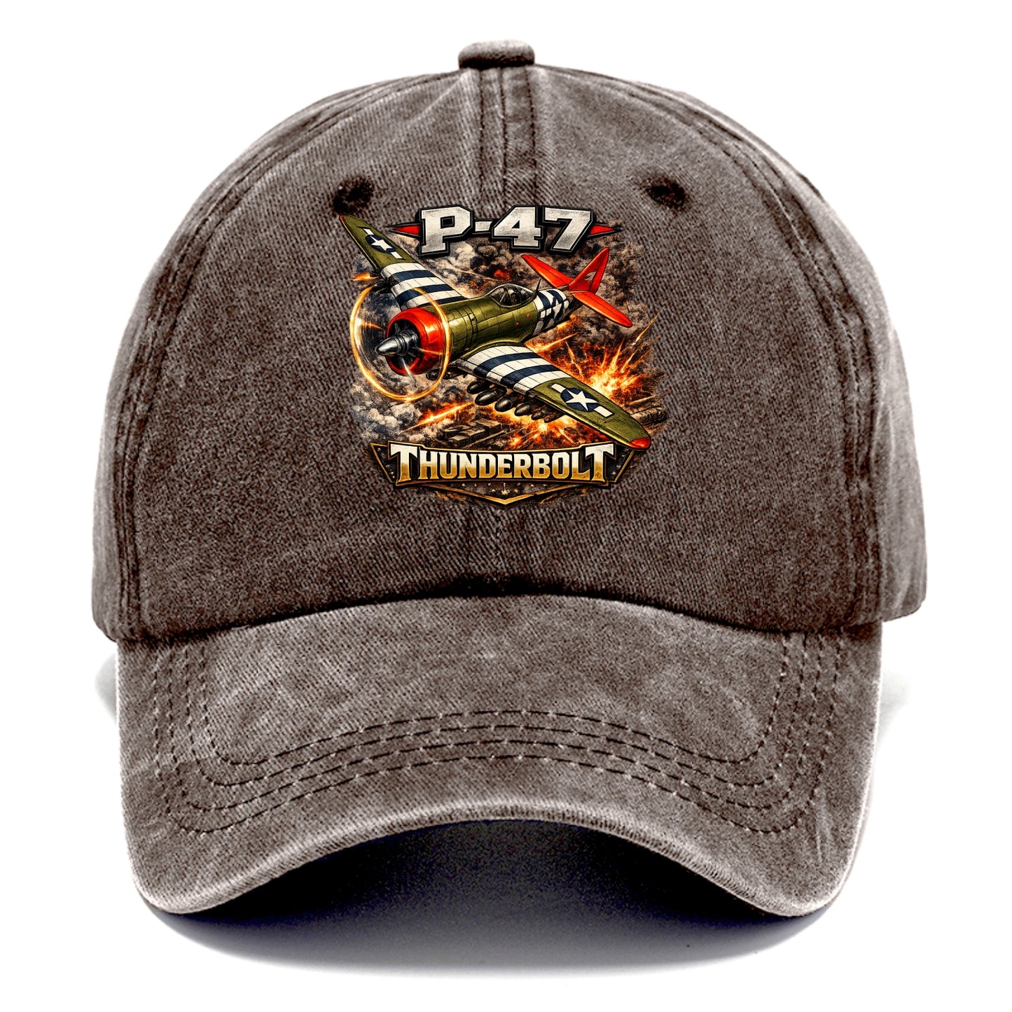 P 47 Thunderbolt - Classic Cap - Brown