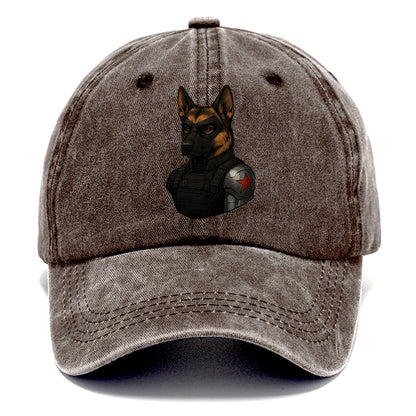 German Shepherd Winter Soldier  - Classic Cap - Brown