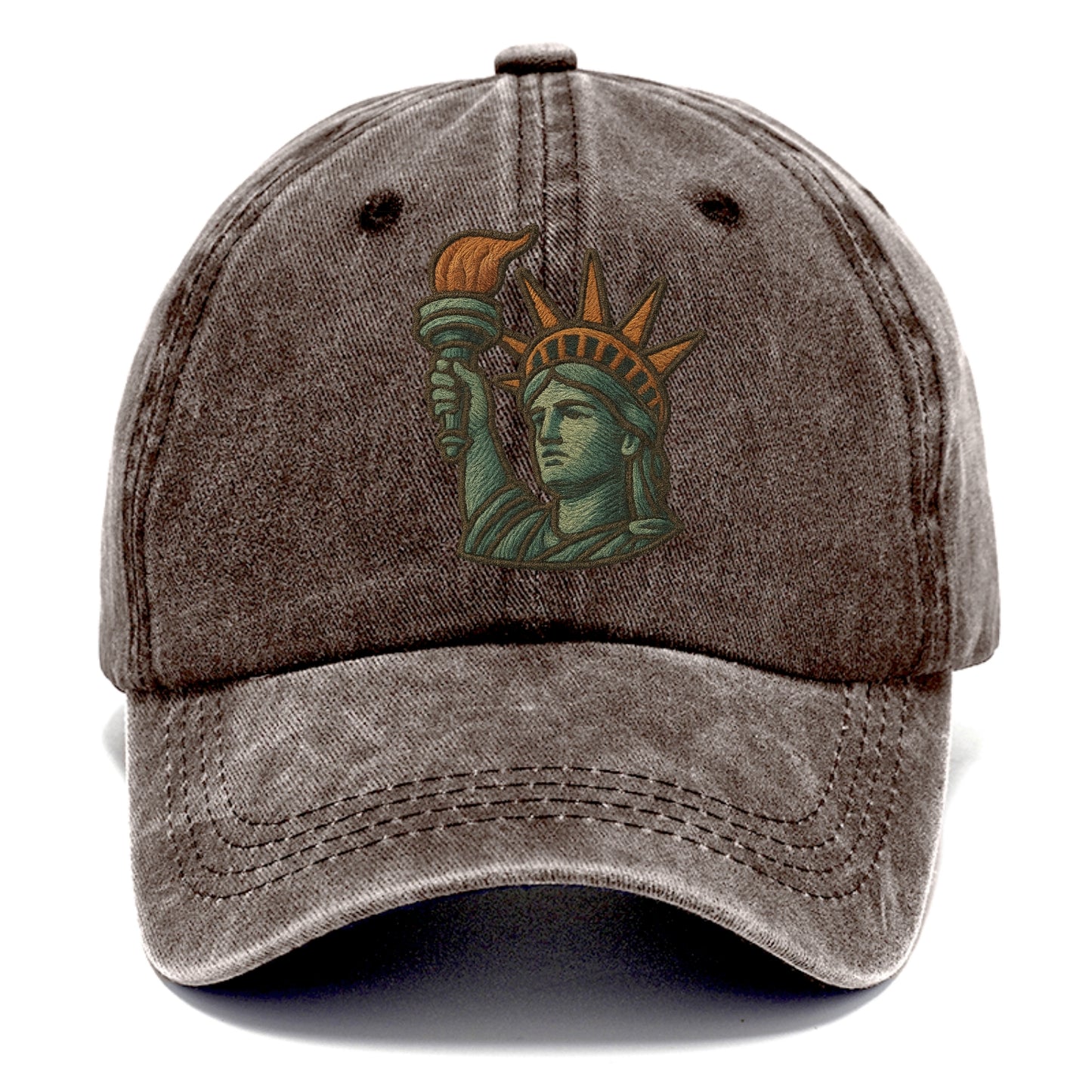 Statue of Liberty  - Classic Cap - Brown
