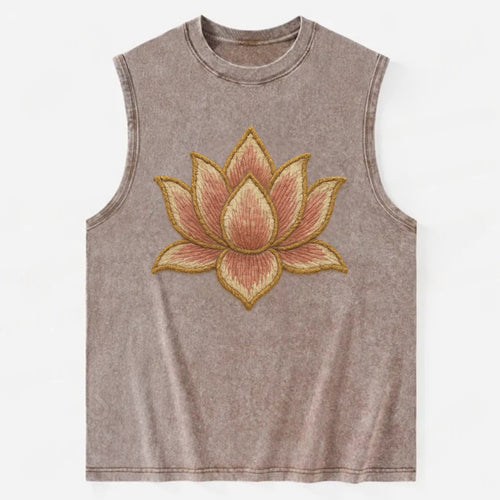 Lotus Flower - Vintage Washed Tank