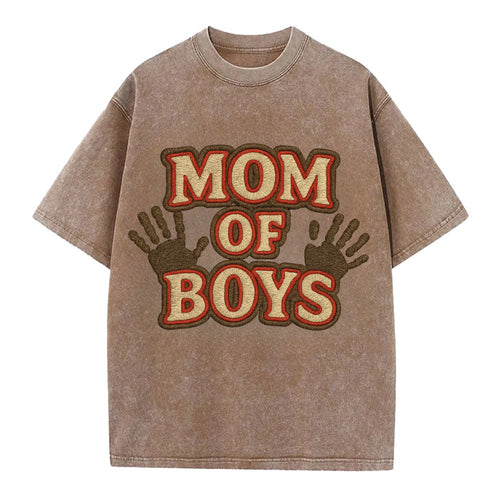 Mom Of Boys  - Vintage T-shirt