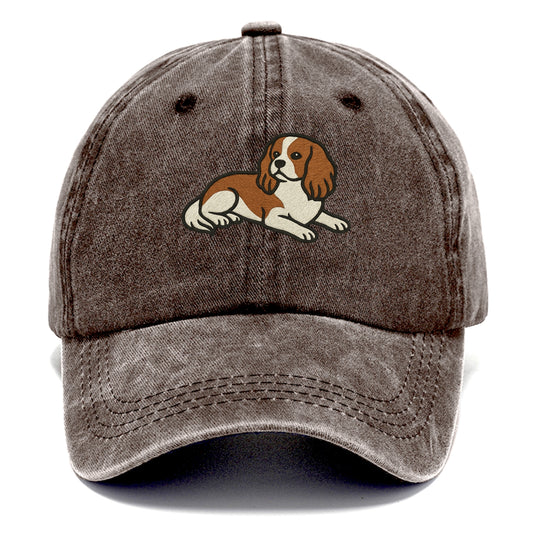 Cavalier King Charles Spaniel - Blenheim Classic Cap - Brown