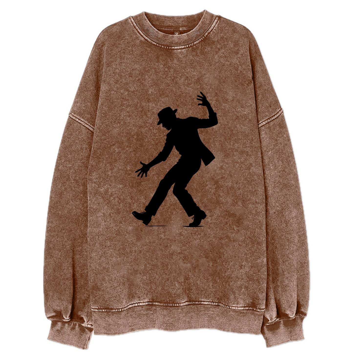 Tap dancer dramatic step - Vintage Sweatshirt - Brown