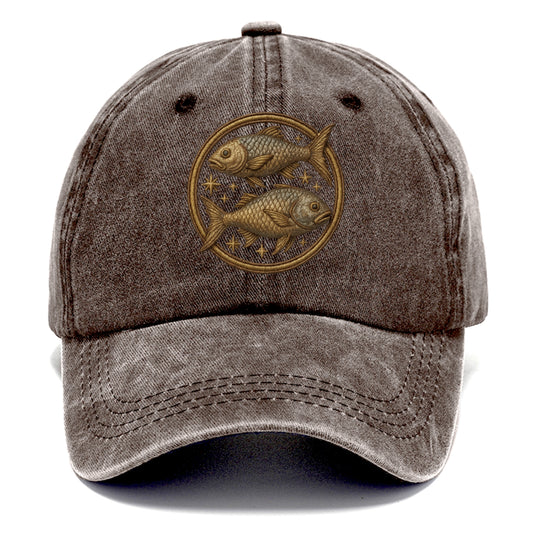 Pisces Fish  - Classic Cap - Brown
