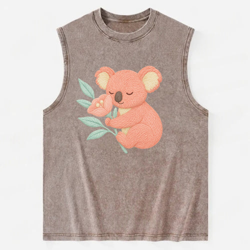 Coral Koala - Vintage Washed Tank