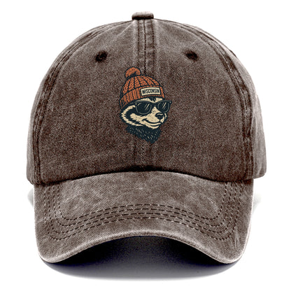 Madison Badge - Classic Cap - Brown
