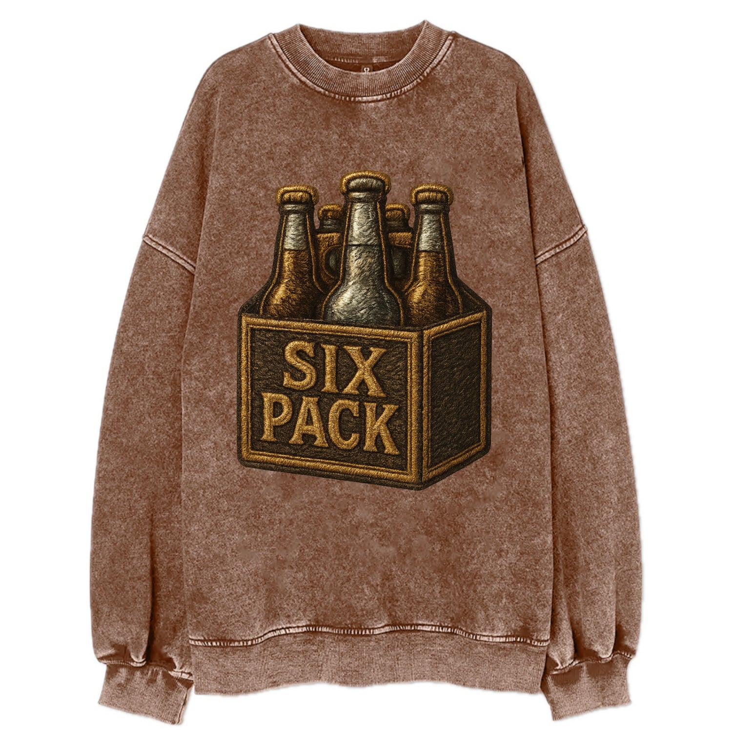 Six Pack  - Vintage Sweatshirt - Brown