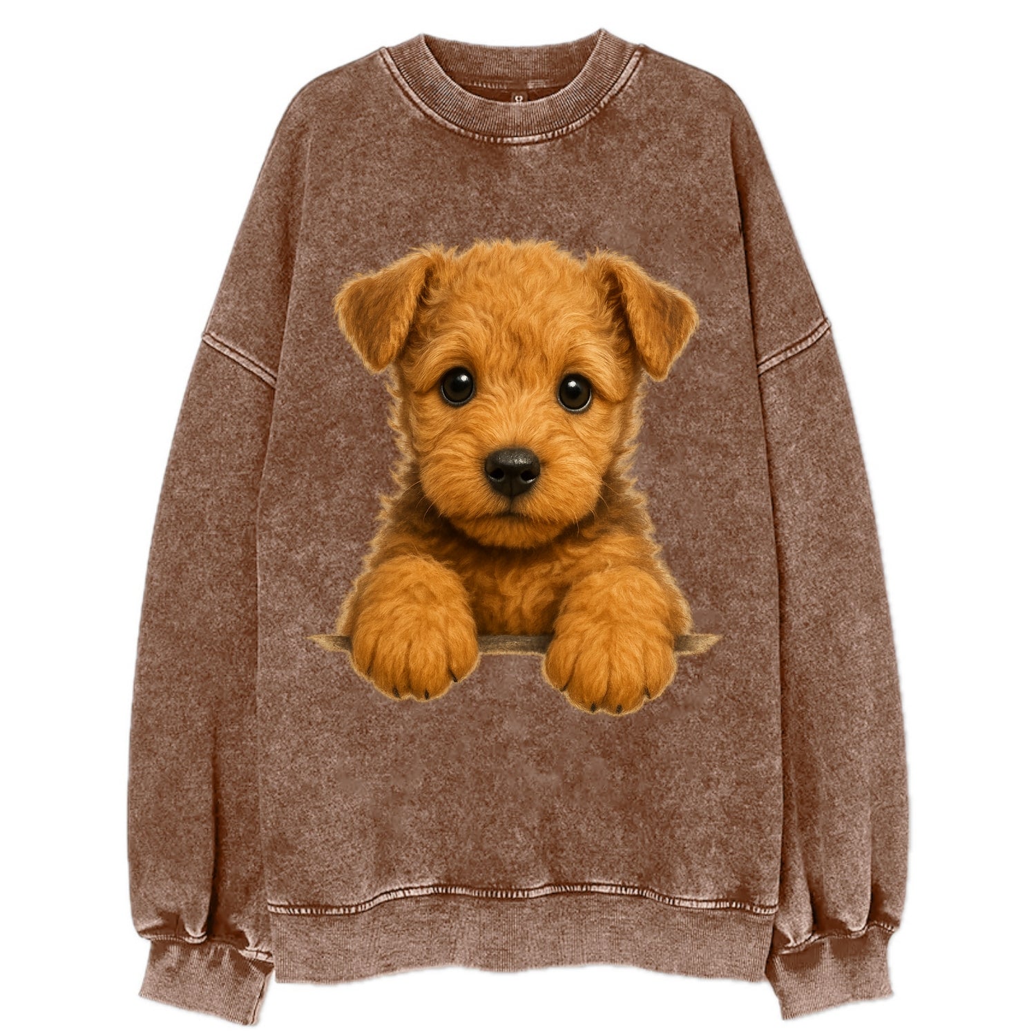 Lakeland Terrier  - Vintage Sweatshirt - Brown
