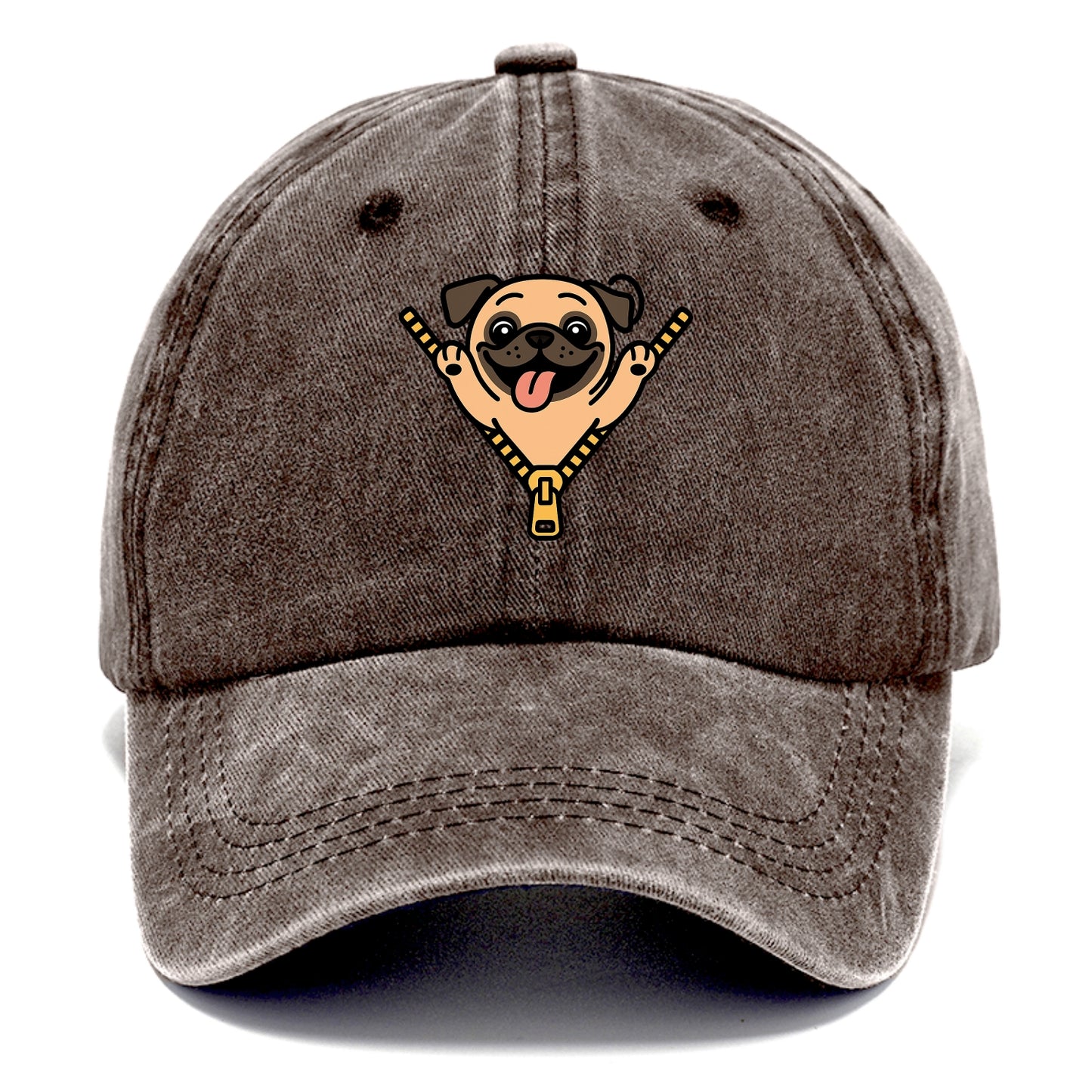 Pug - Classic Cap - Brown