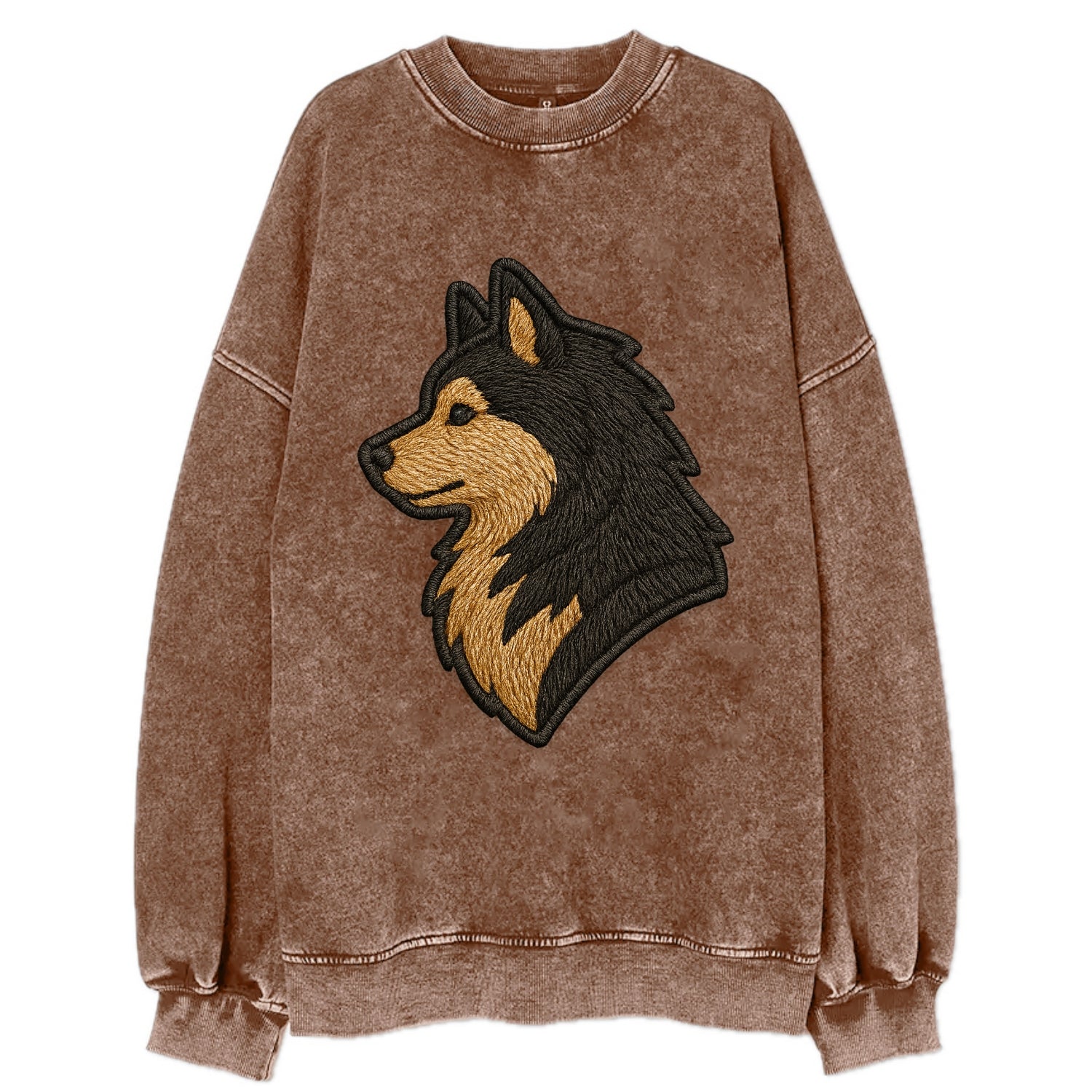 Finnish Lapphund - Modern Arctic breed l - Vintage Sweatshirt - Brown
