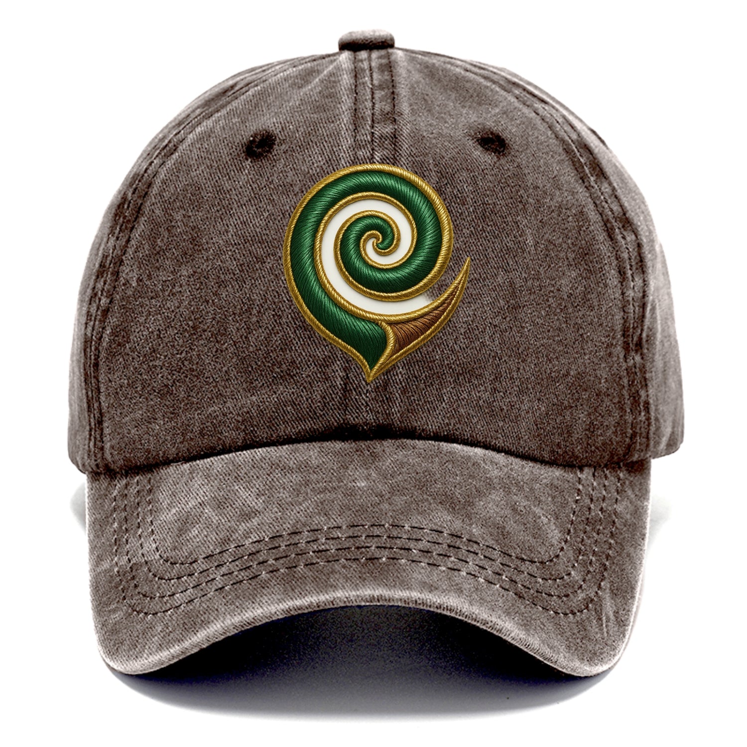 Maori Koru  - Classic Cap - Brown