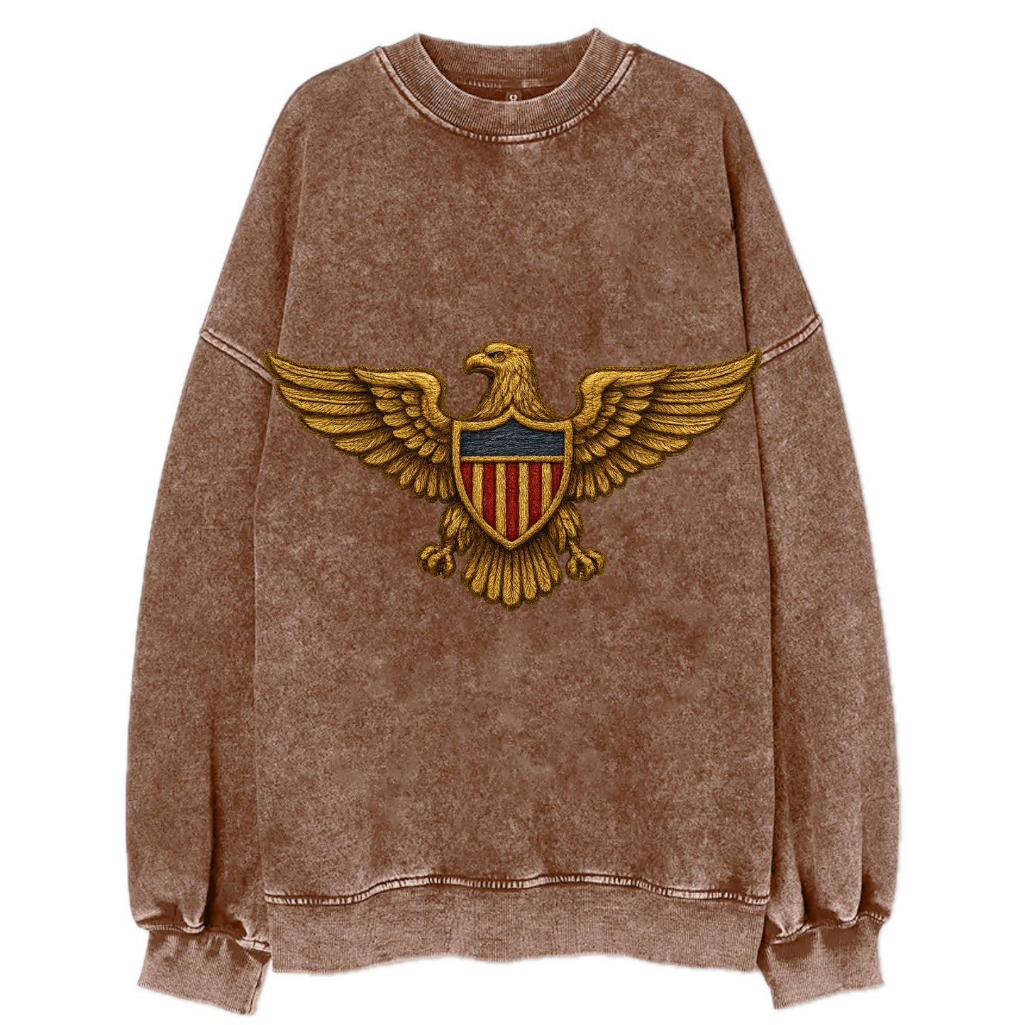 Pilot Wings  - Vintage Sweatshirt - Brown