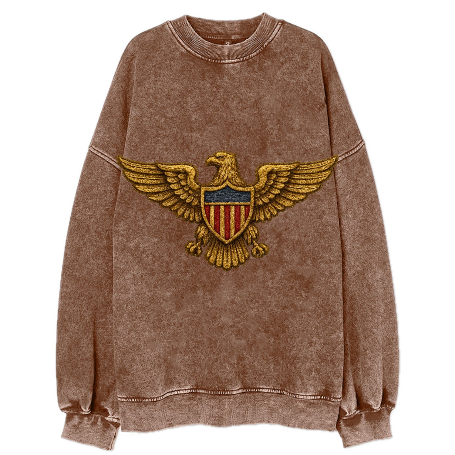 Pilot Wings  - Vintage Sweatshirt - Brown