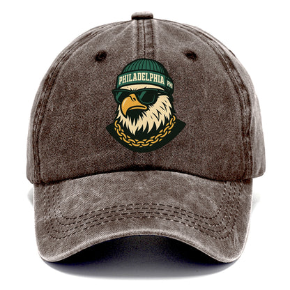 "eagle" "philadelphia" "phi" "green" "us East" - Classic Cap - Brown