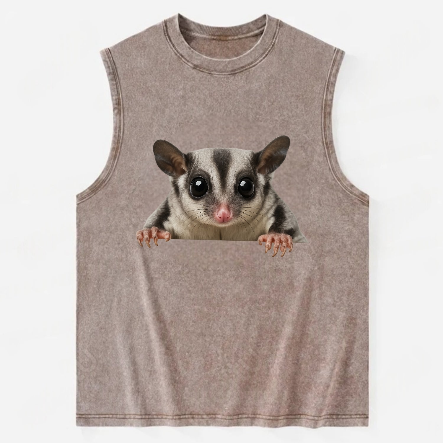 Sugar Glider  - Vintage Washed Tank - Brown
