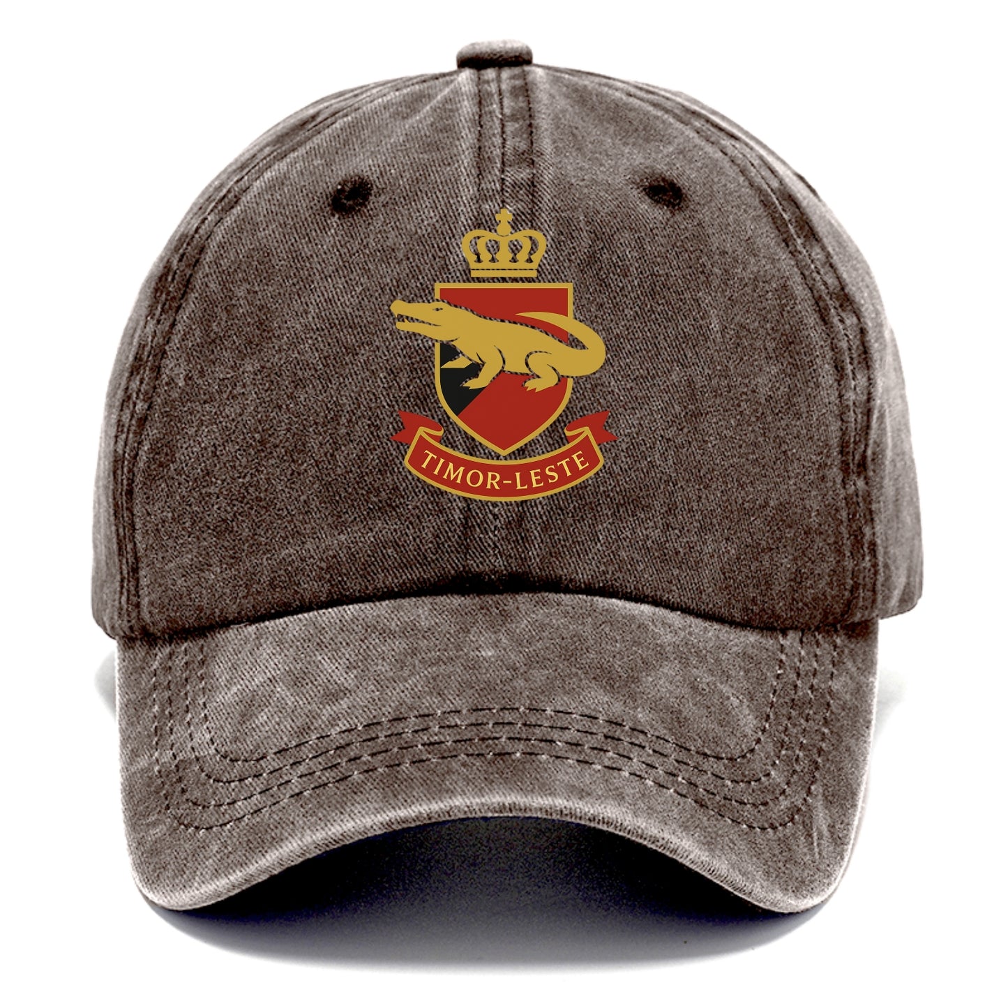 Timor-Leste Royal Logo  - Classic Cap - Brown