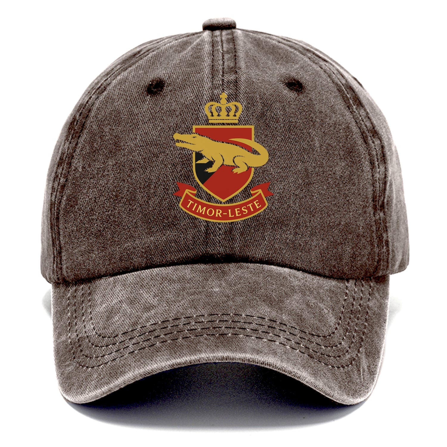 Timor-Leste Royal Logo  - Classic Cap - Brown