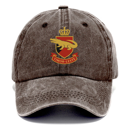 Timor-Leste Royal Logo  - Classic Cap - Brown