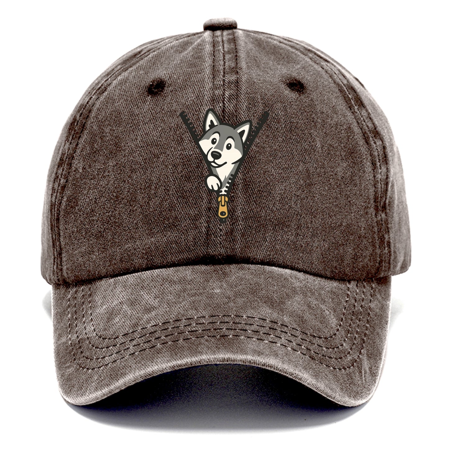 Alaskan Malamute - Classic Cap - Brown