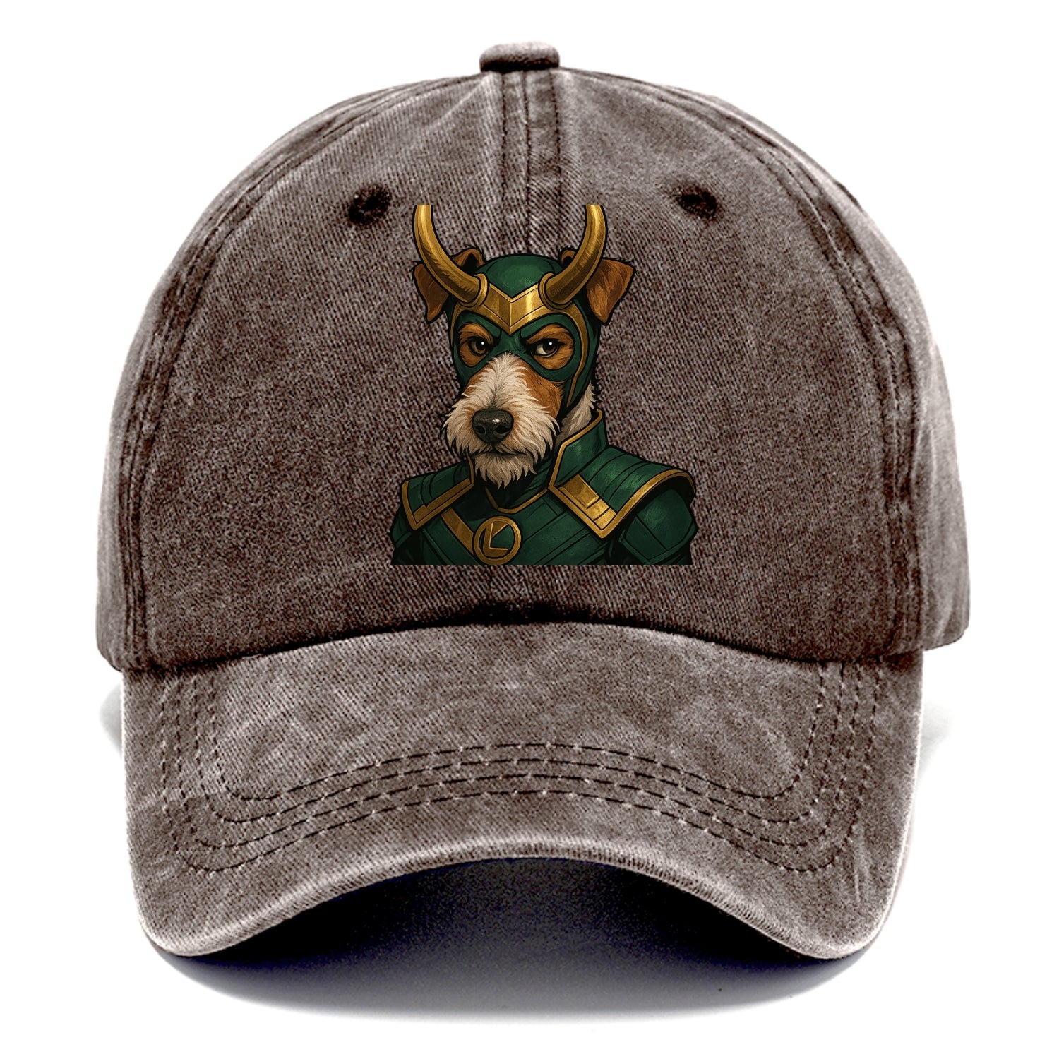 Fox Terrier Loki  - Classic Cap - Brown
