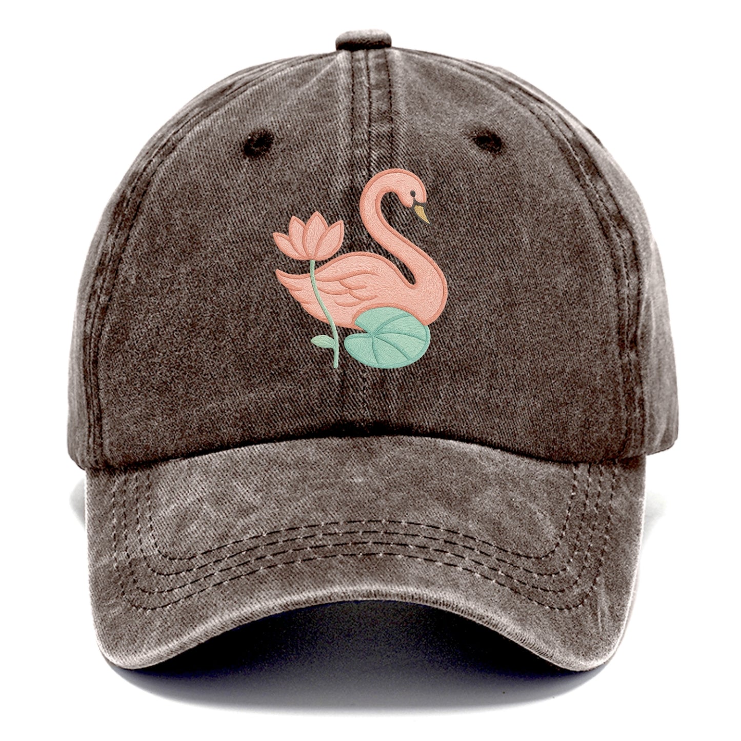 Coral Swan - Classic Cap - Brown