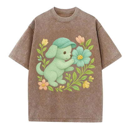 Mint Puppy - Vintage T-shirt - Brown