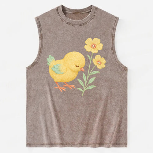 Yellow Chick - Vintage Washed Tank