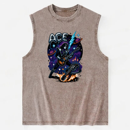 Ace Birthday Celebration - Vintage Washed Tank - Brown