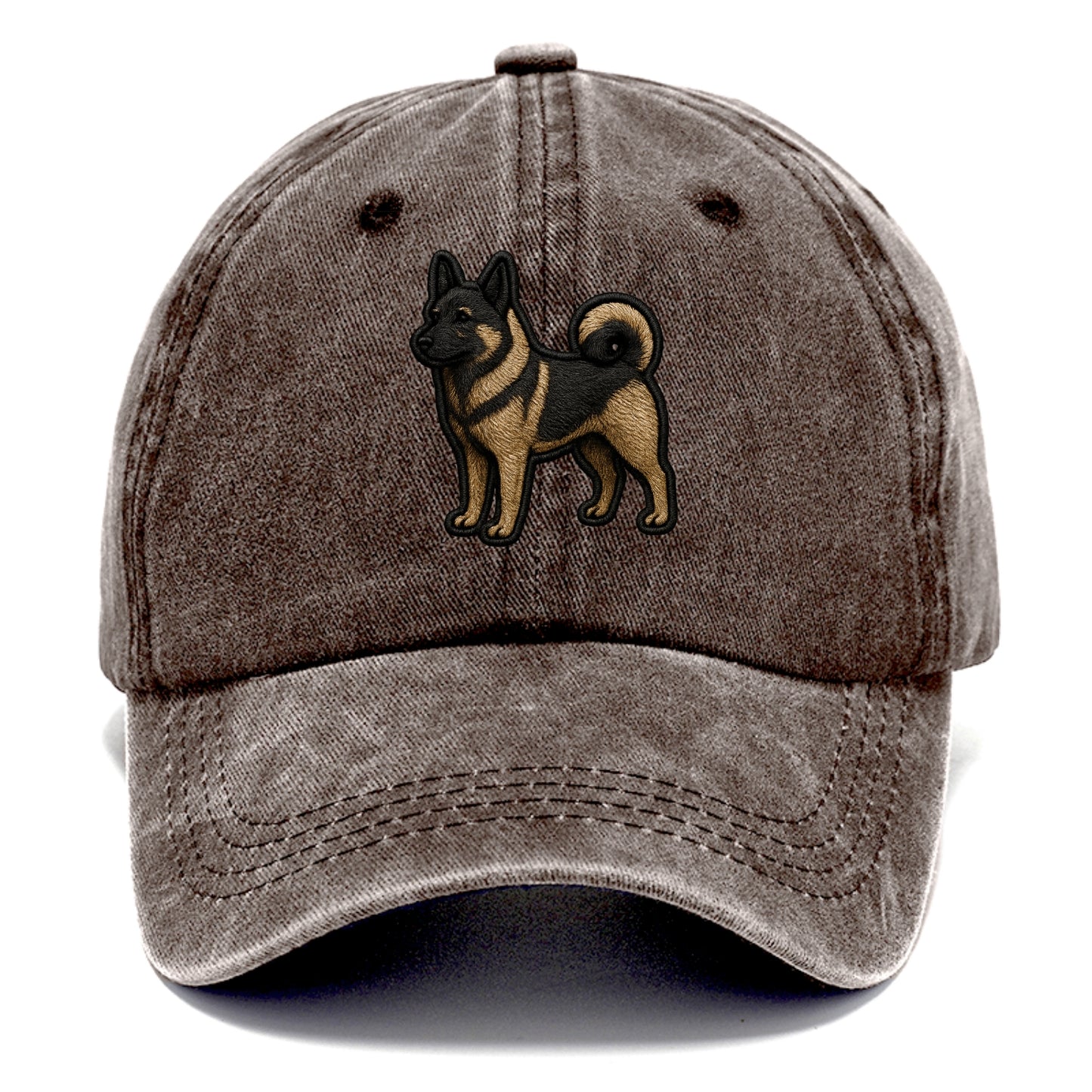 Norwegian Elkhound - Trendy Nordic desig - Classic Cap - Brown