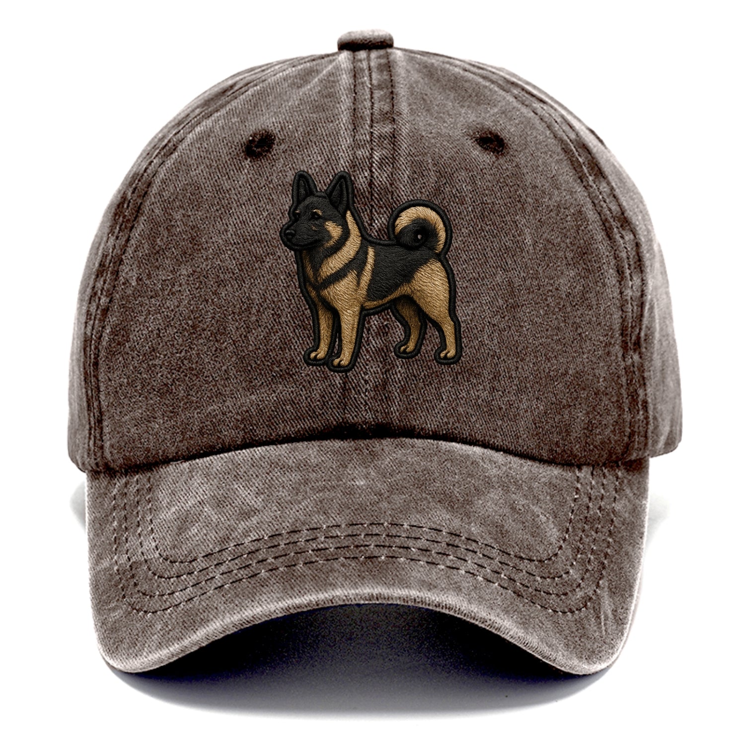 Norwegian Elkhound - Trendy Nordic desig - Classic Cap - Brown