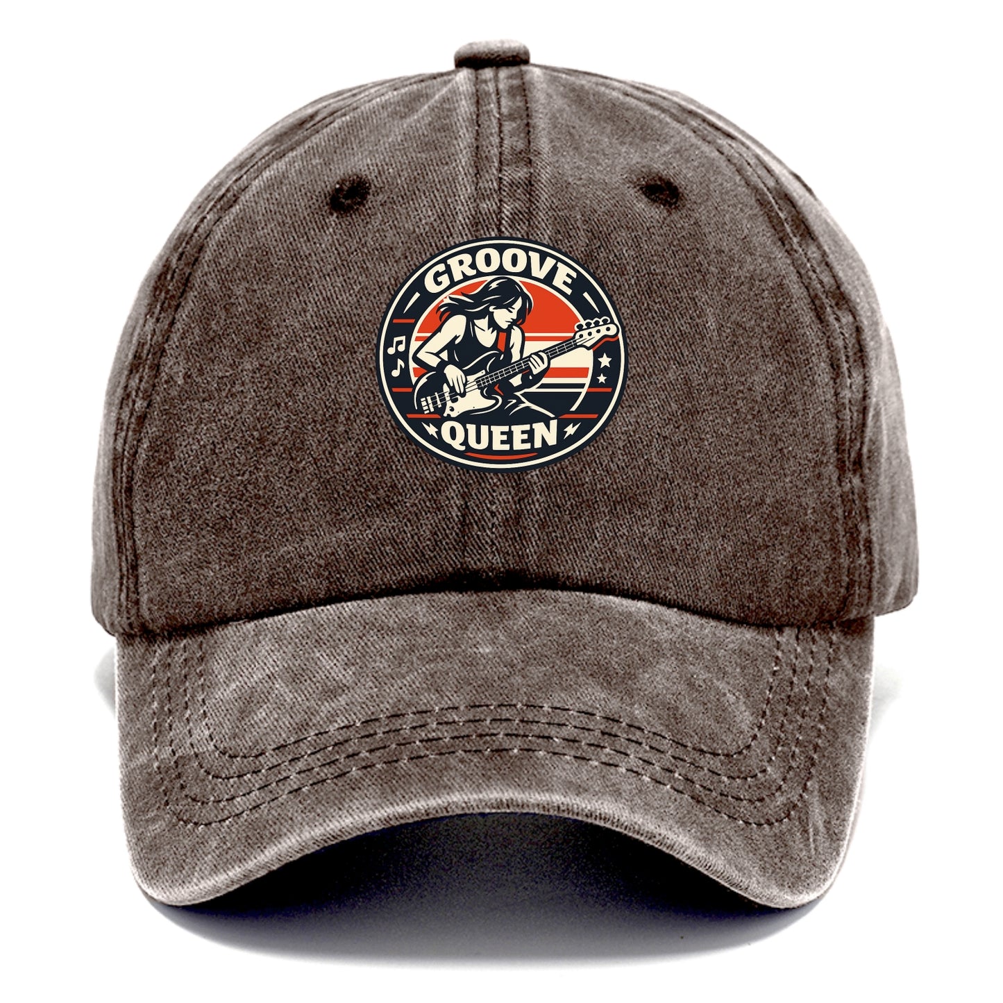 Groove Queen Emblem - Classic Cap - Brown